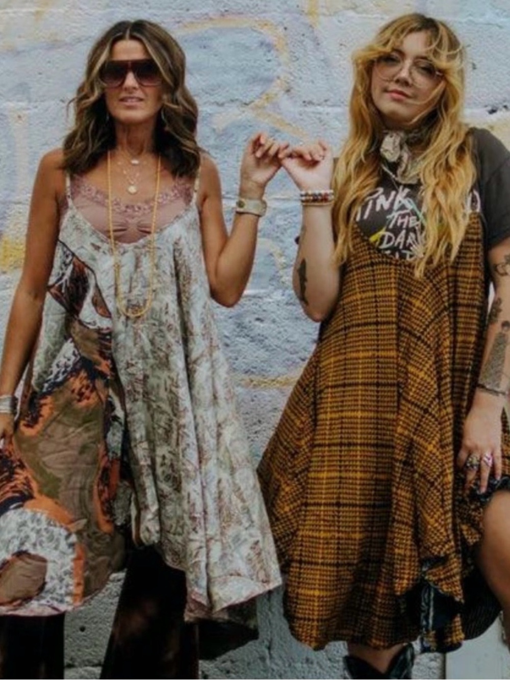 KANTHA BAE SILK Moonchild Mini Dress Reversible Free Size NWT